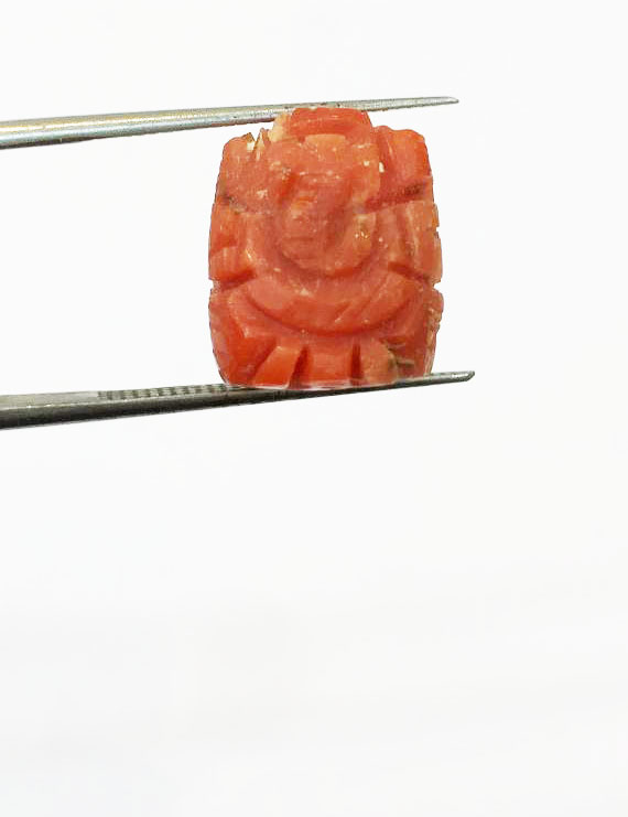 9.80 ct Natural Certified Ganesh Moonga